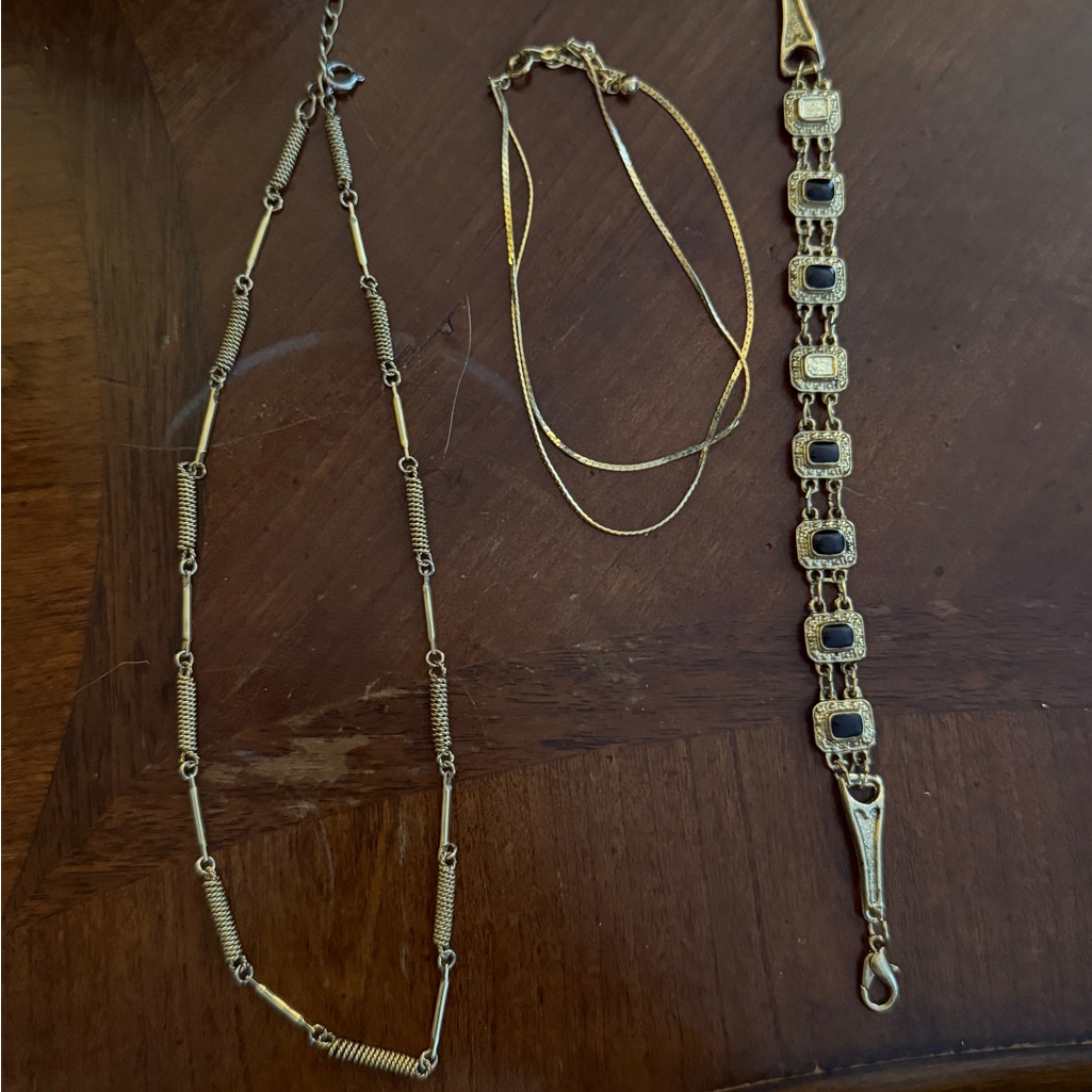 Assorted Gold Jewelry